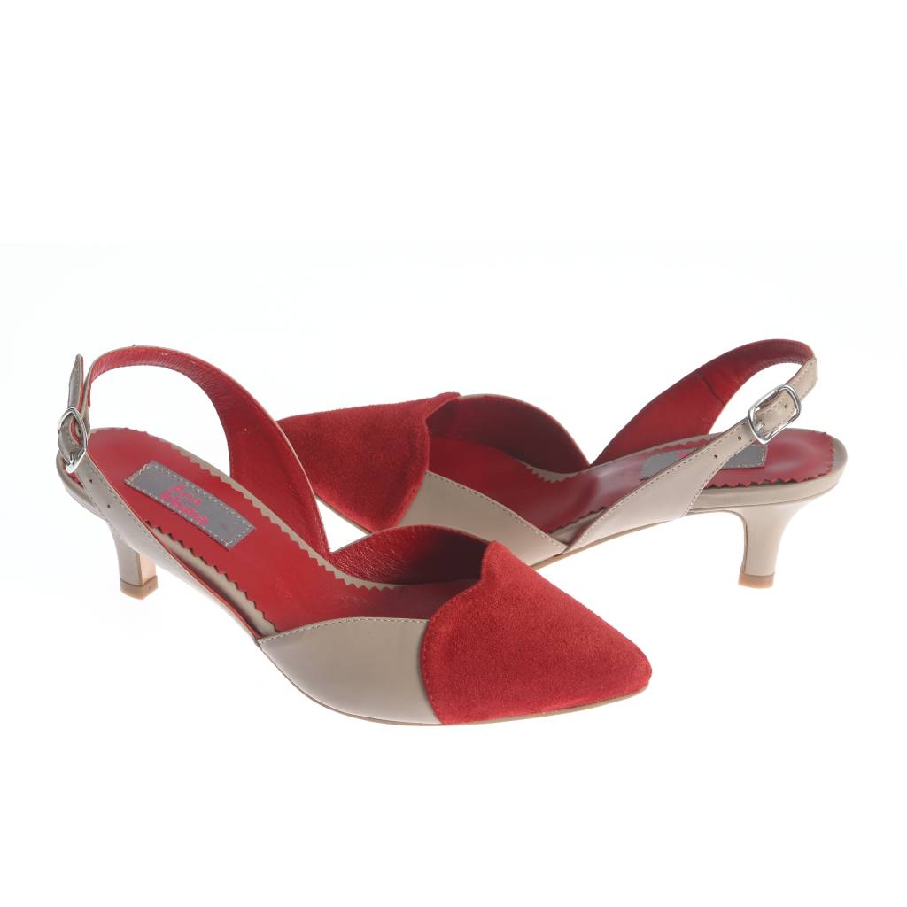 Sandale Nashville bej-rosu - imagine 7