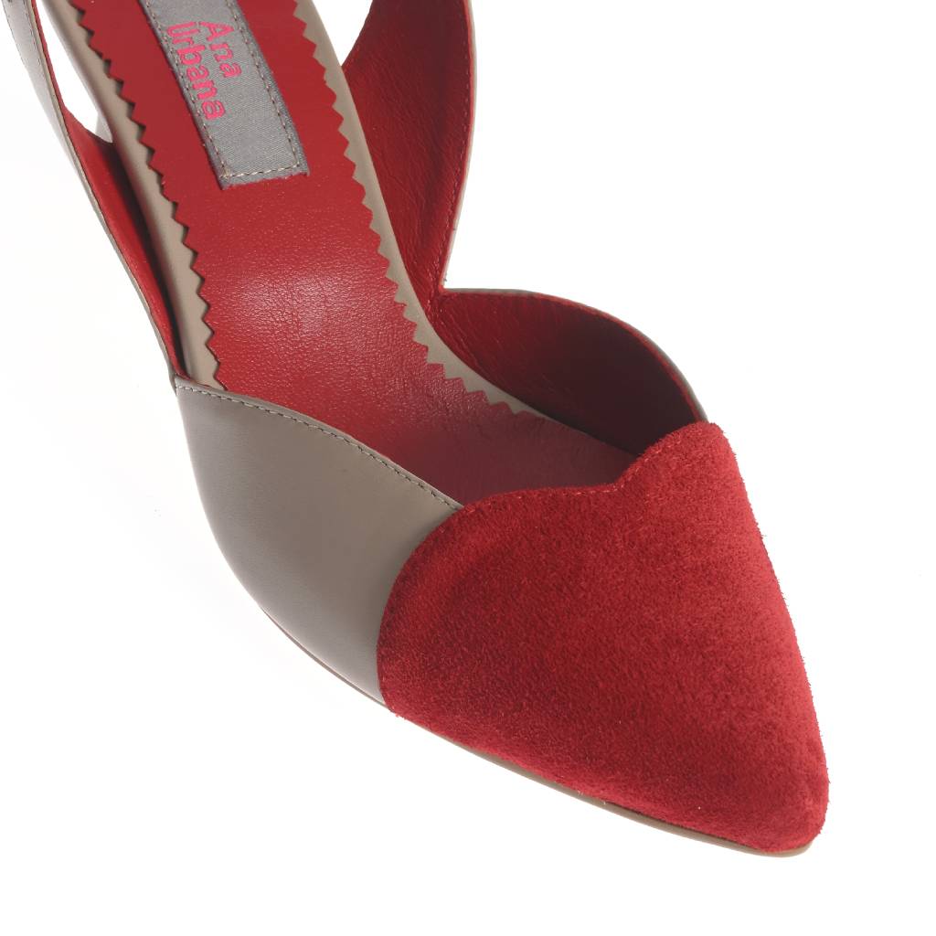 Sandale Nashville bej-rosu - imagine 8