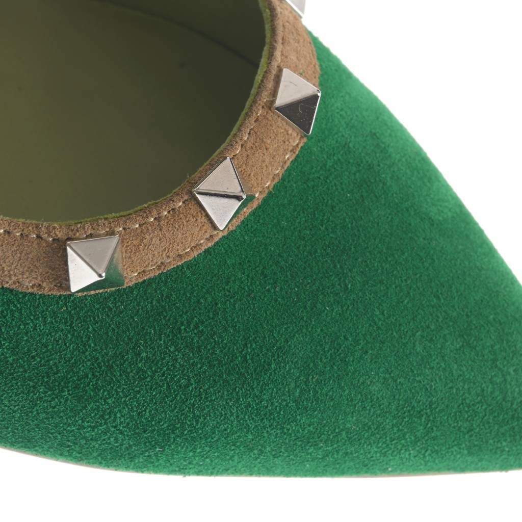 Pantofi Tampa verde-maro - imagine 9