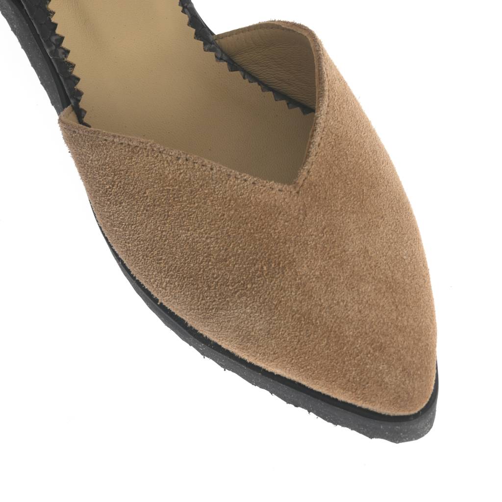 Balerini Warsaw maro-negru - imagine 8