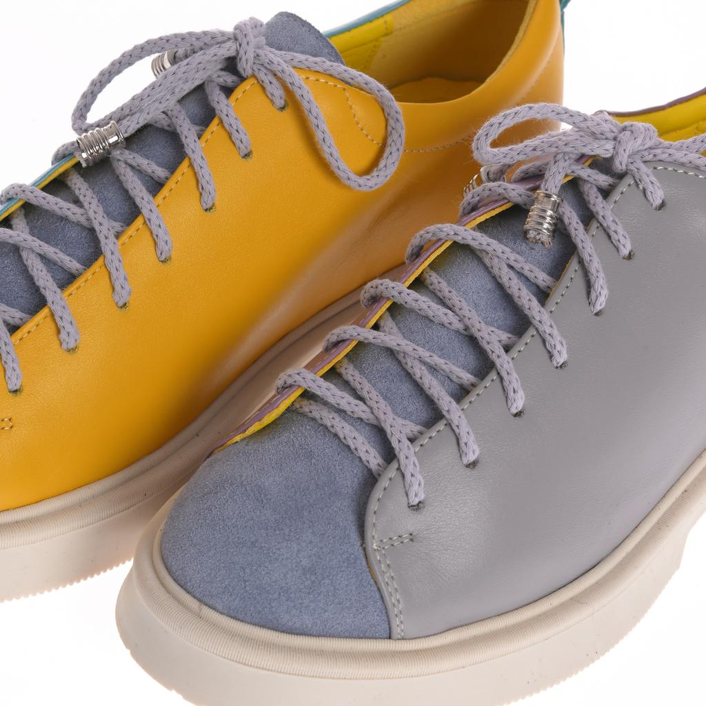 Pantofi Boston albastru-galben - imagine 12