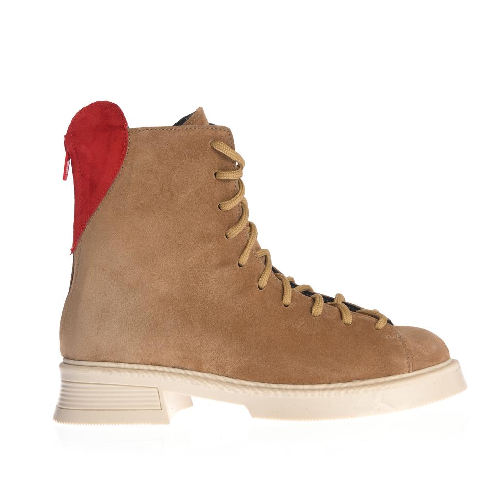 Ghete Zurich camel-roșu - imagine 3