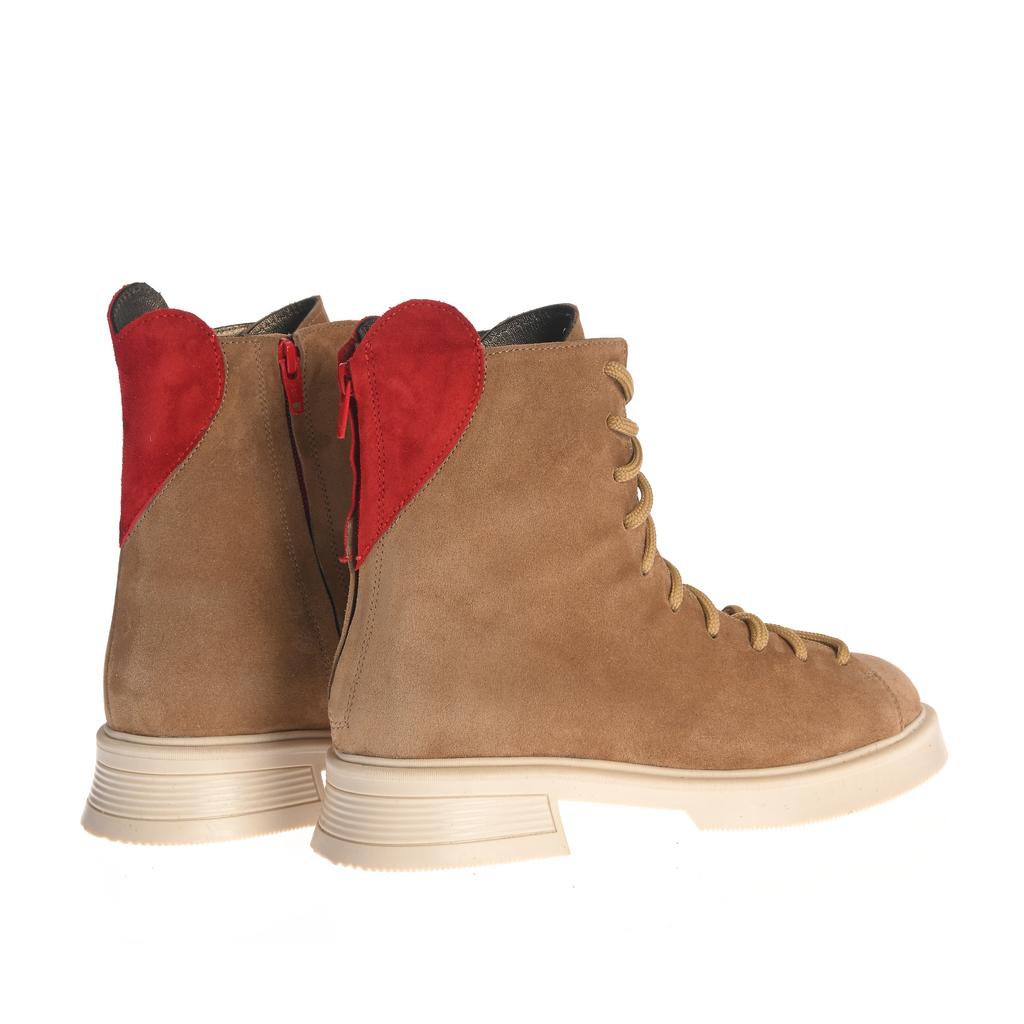 Ghete Zurich camel-roșu - imagine 6