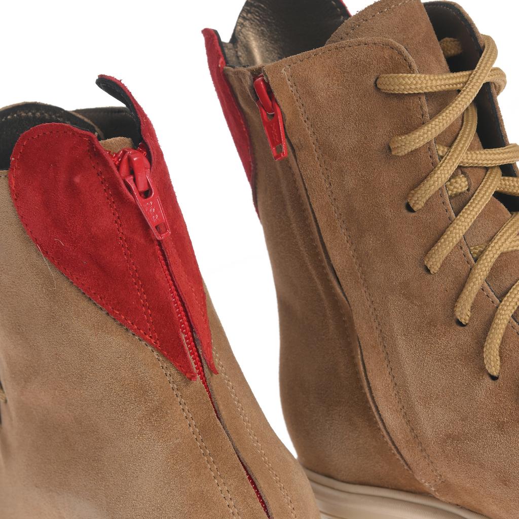 Ghete Zurich camel-roșu - imagine 8