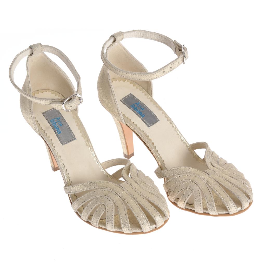 Sandale Los Angeles aurii - imagine 6