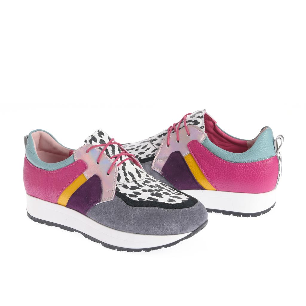 Pantofi Paris roz - imagine 5