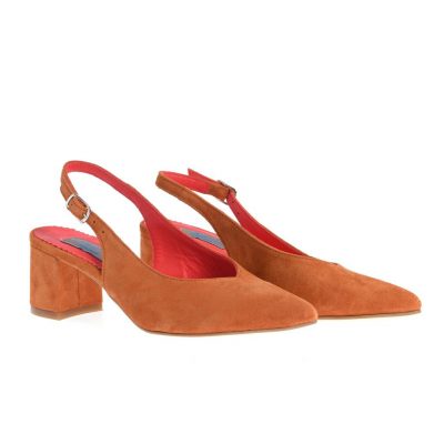 Pantofi Karina portocalii