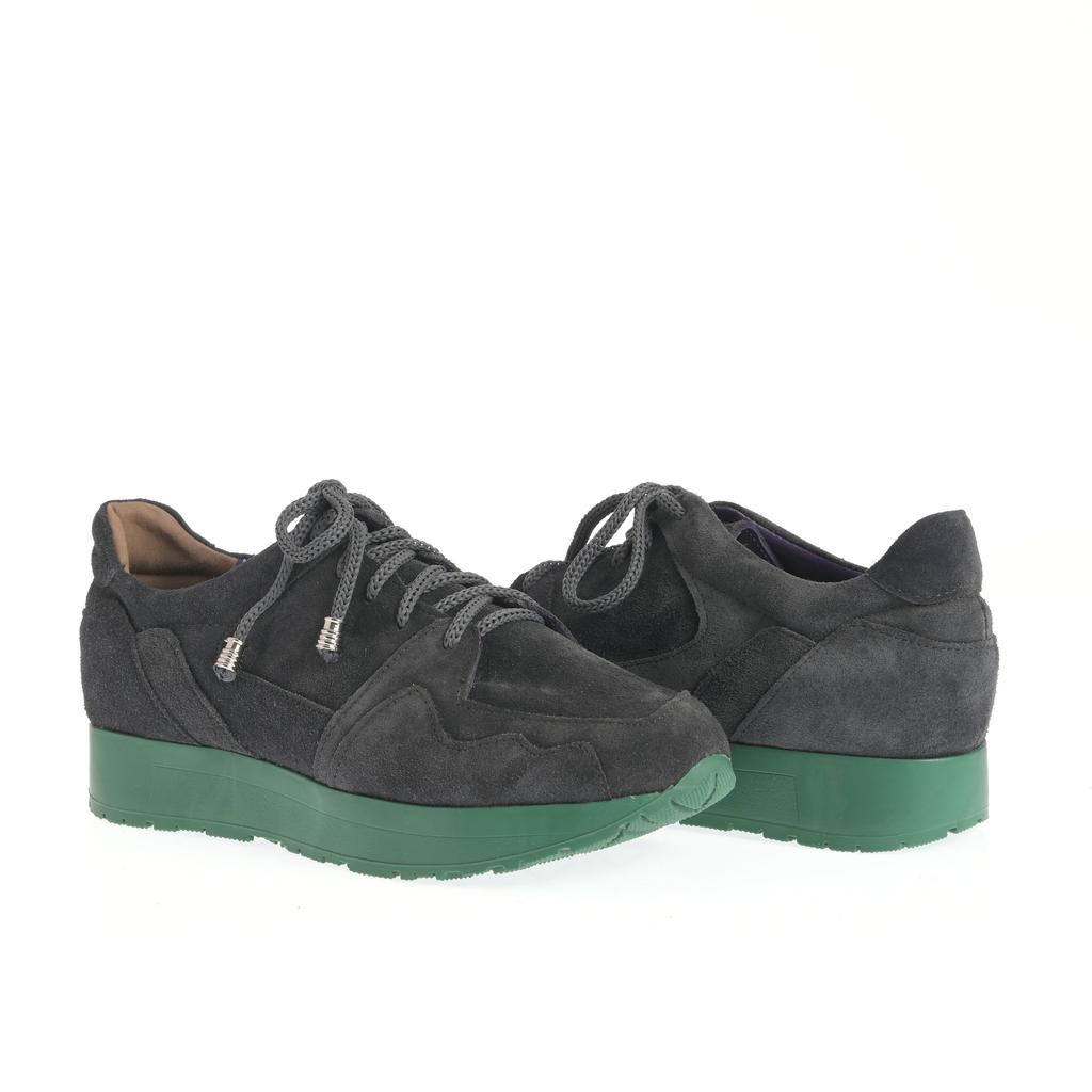 Pantofi Carmen gri-verde - imagine 5