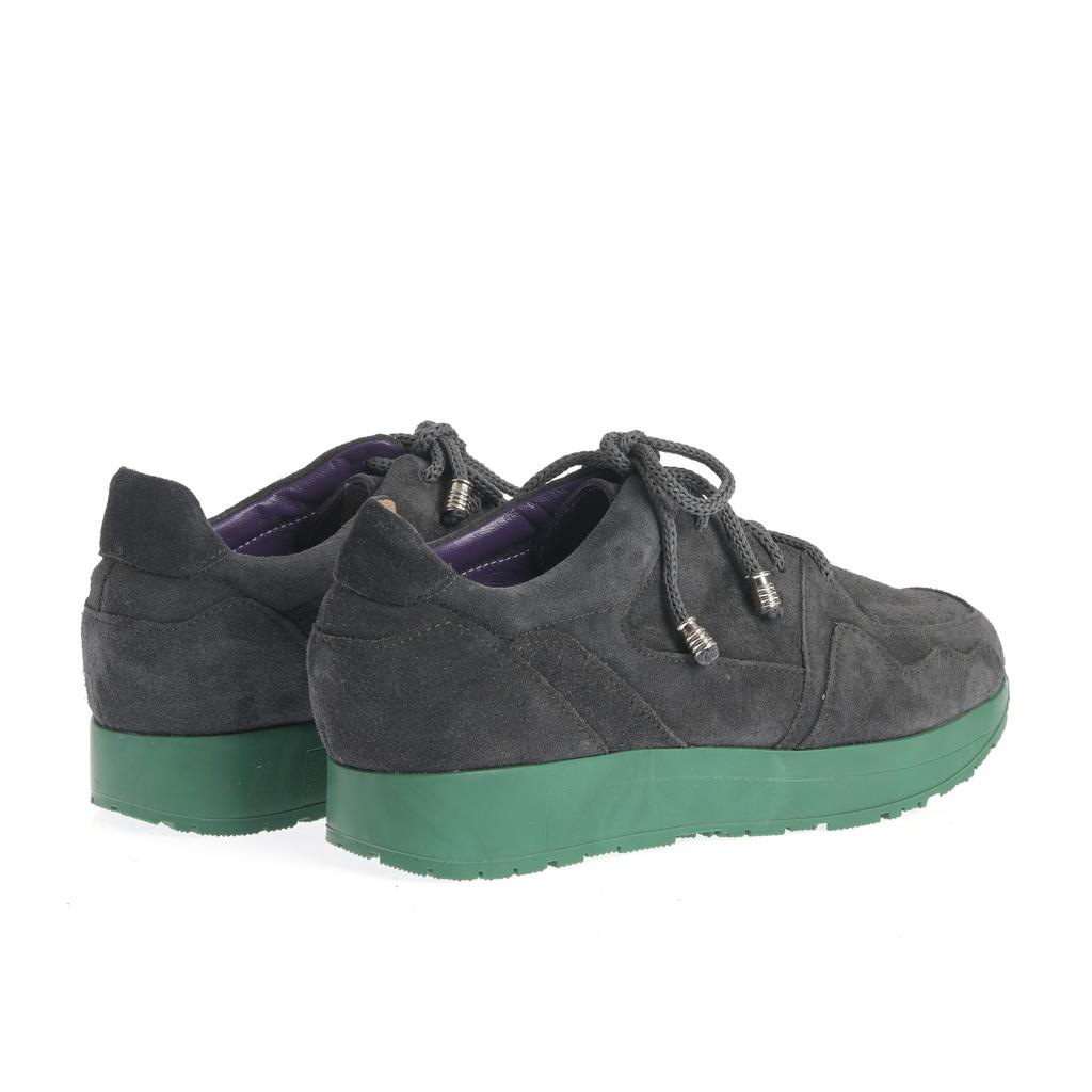 Pantofi Carmen gri-verde - imagine 6