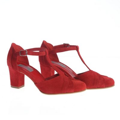 Pantofi Ioana roșii