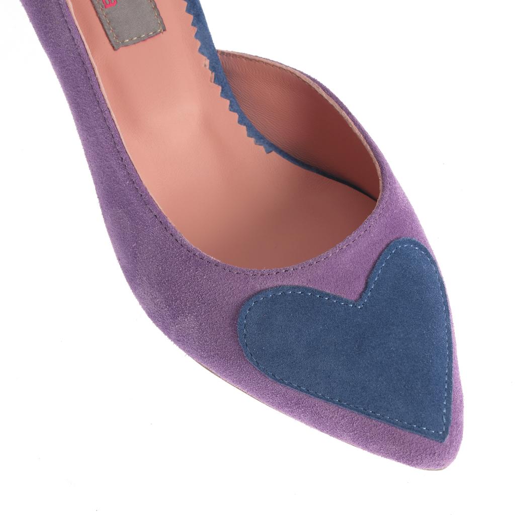 Pantofi Ana mov-albastru - imagine 8