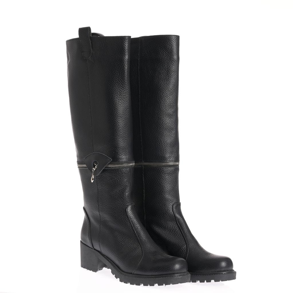 Cizme Florentina negre - imagine 4