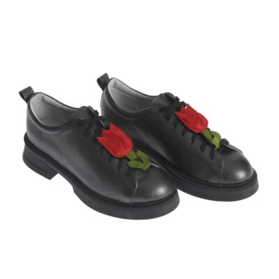 Pantofi Lili gri antracit