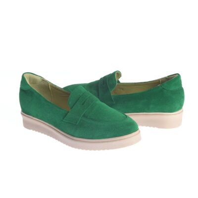 Mocasini Valencia verzi-bej