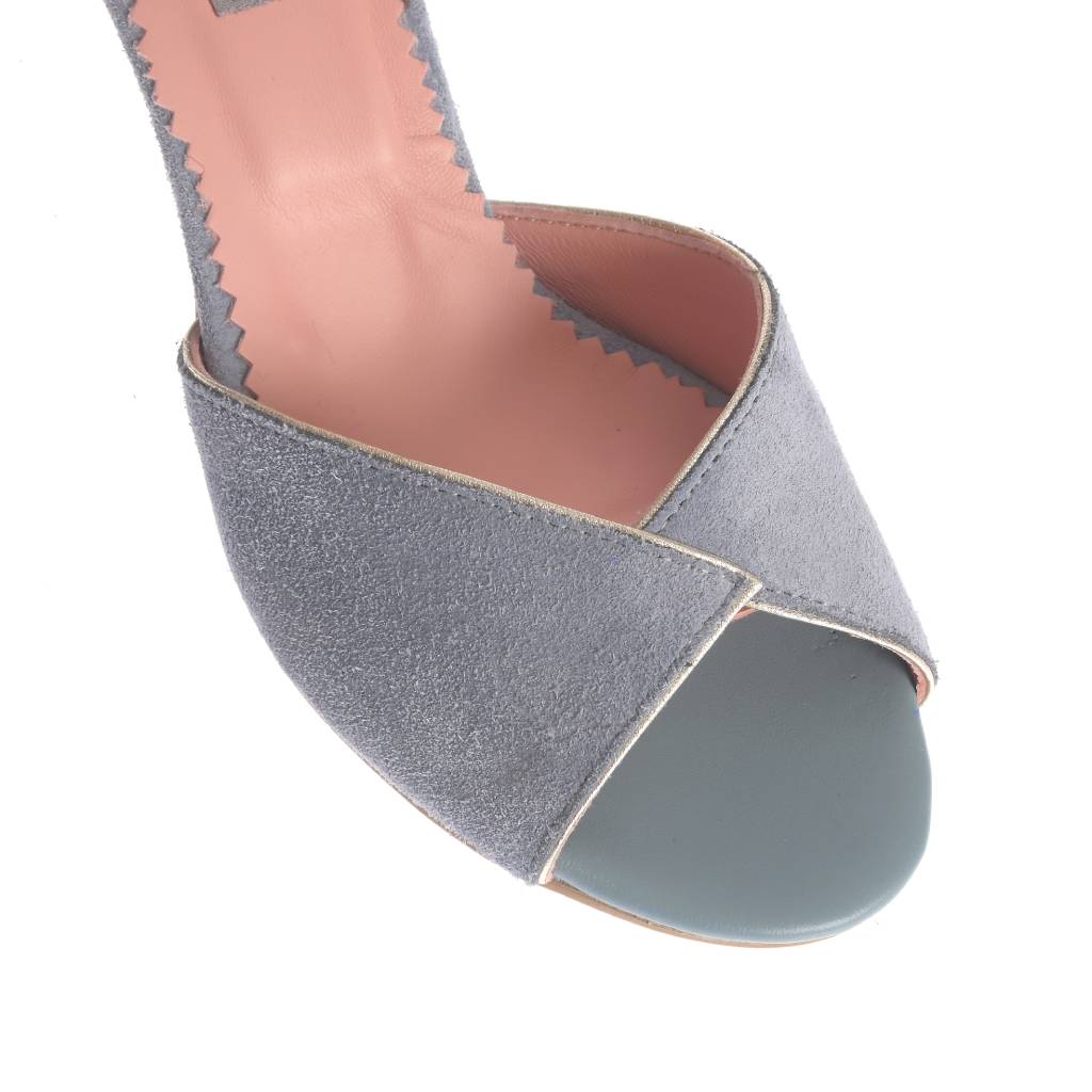Sandale Charlotte gri-bleo - imagine 6