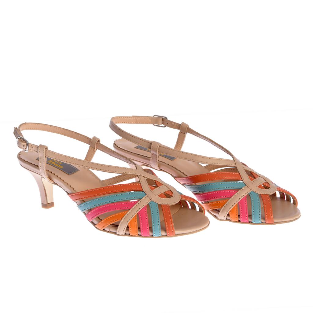 Sandale Cusco bej-multicolor - imagine 3