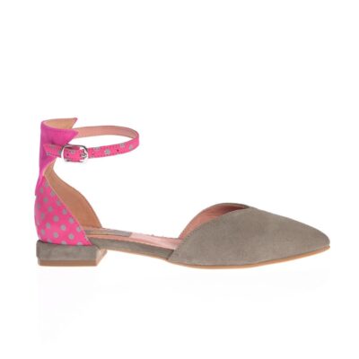Sandale Guatemala gri-fuchsia