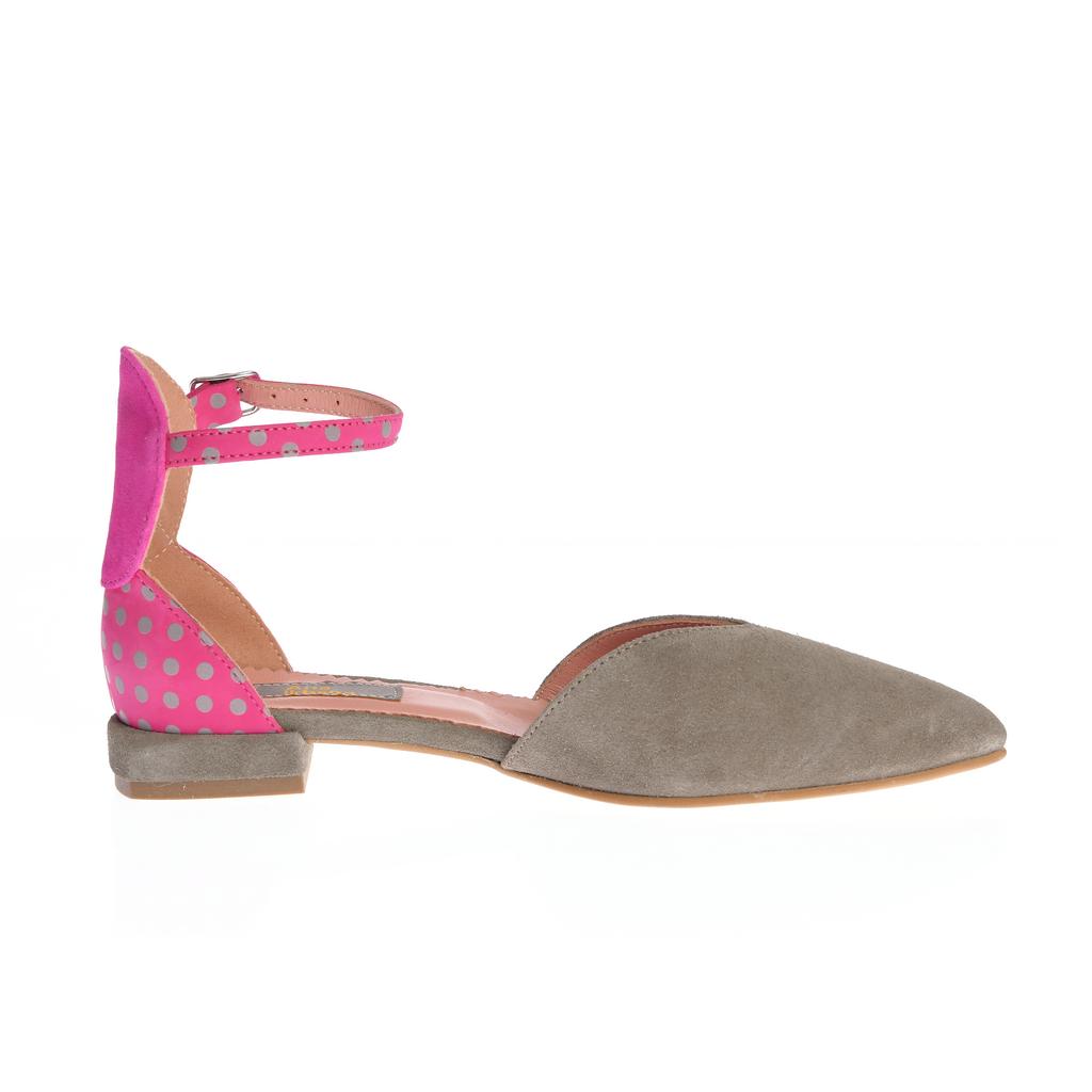 Sandale Guatemala gri-fuchsia - imagine 2
