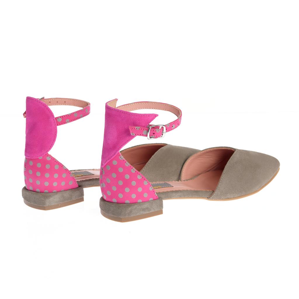 Sandale Guatemala gri-fuchsia - imagine 5