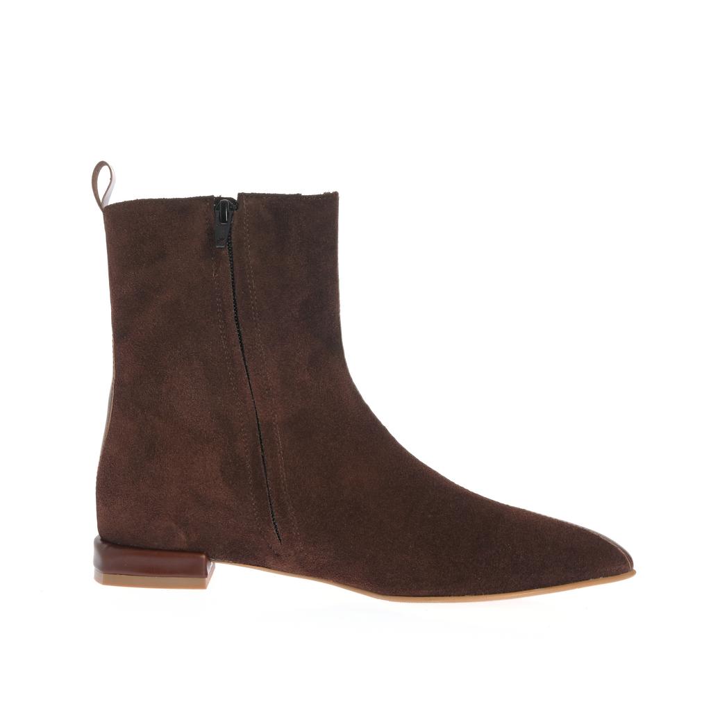 Botine Marinette maro ciocolată - imagine 2