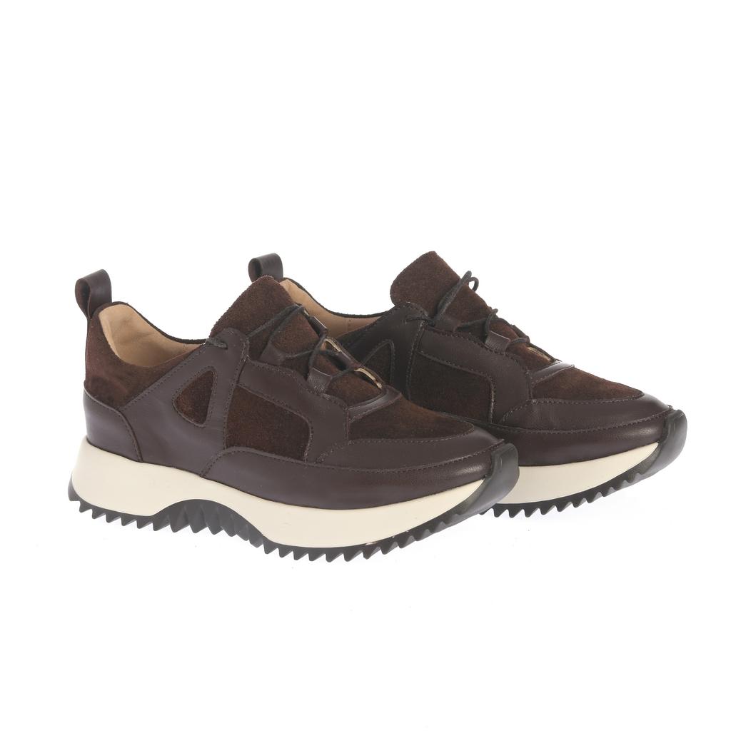 Pantofi Siena Brown maro - imagine 3