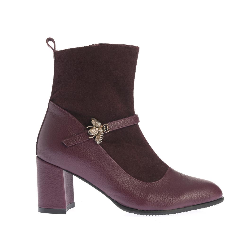 Botine Anemona bordeaux