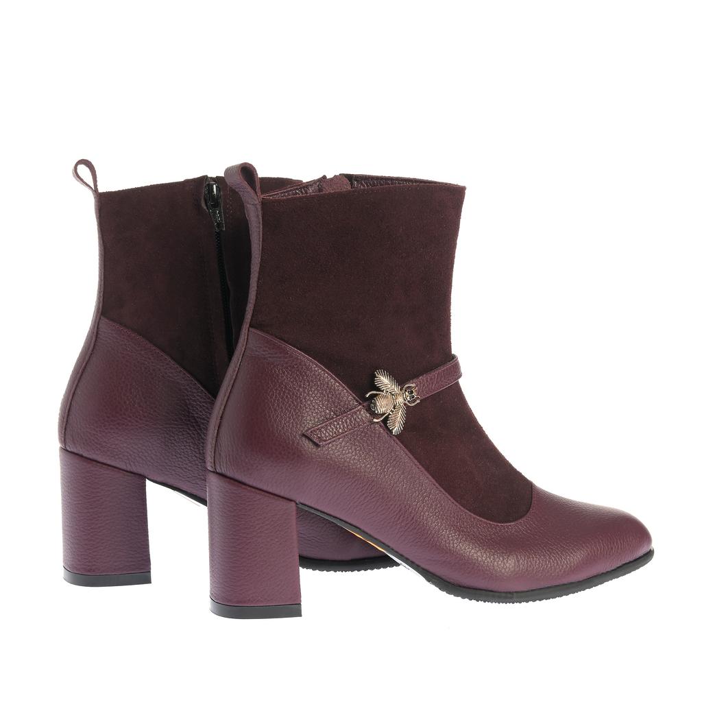 Botine Anemona bordeaux - imagine 5