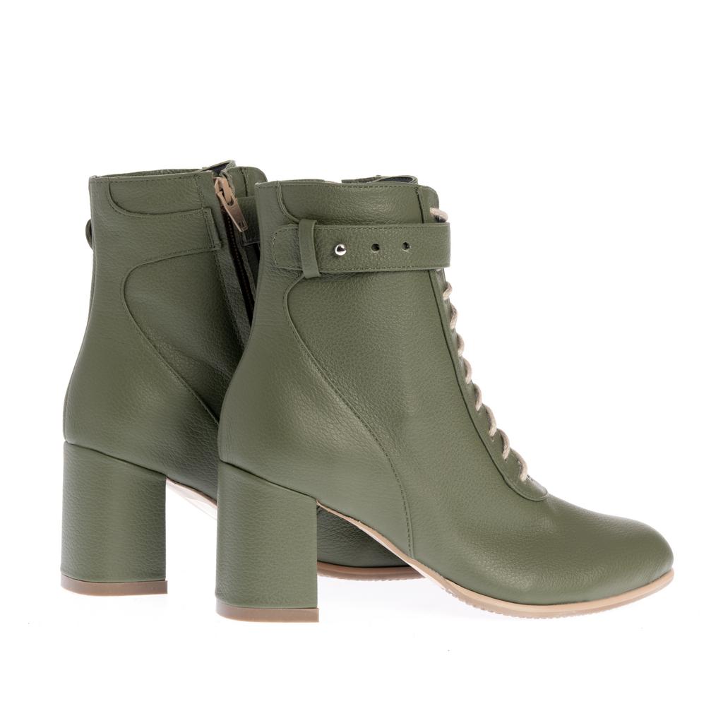 Botine Paloma khaki - imagine 5